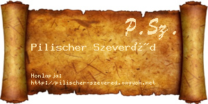 Pilischer Szeveréd névjegykártya